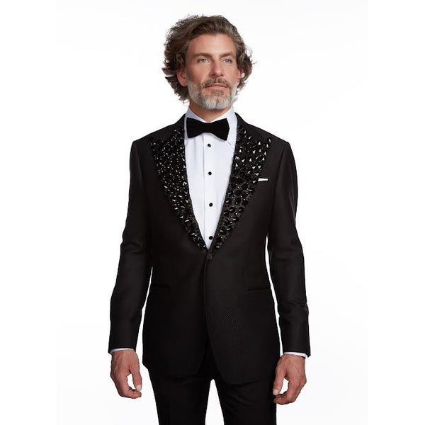 Black Crystal Tux Jacket