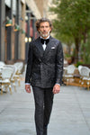 Multi Beaded Tux Jacket