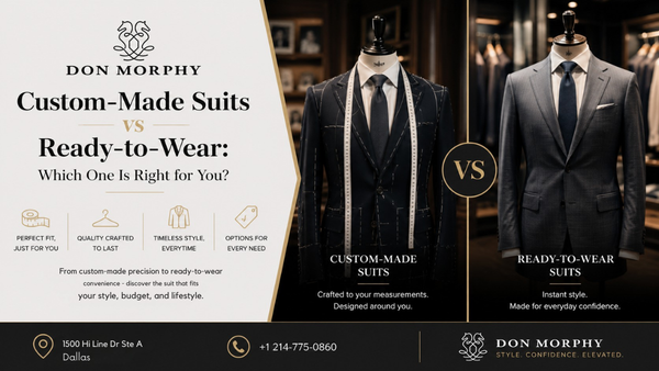 Custom-Made Suits vs Ready-to-Wear: Which One Is Right for You?