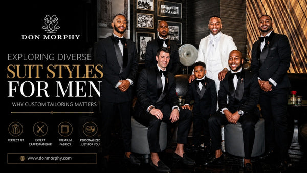 Exploring Diverse Suit Styles for Men: Why Custom Tailoring Matters
