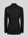 Onyx Crystal Double-Breasted Tuxedo Jacket 09