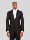 Onyx Single-Button Peak-Lapel Suit Jacket - cover