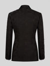 Onyx Jet Crystal Cascade Double-Breasted Tuxedo Jacket 09
