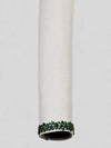 Ivory Emerald Crystal-Trim Black Shawl-Collar Double-Breasted Tuxedo Jacket 10