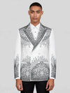 Ivory Jet Crystal Cascade Peak-Lapel Double-Breasted Tuxedo Jacket 01