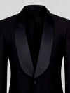 Onyx Smooth Ticket-Pocket Wide Shawl-Collar Tuxedo Jacket 08