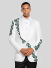 Ivory Emerald Crystal Shawl-Collar Tuxedo Jacket 01