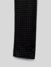Onyx Black Houndstooth Satin Peak-Lapel Six-Button Double-Breasted Tuxedo Jacket 10
