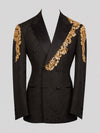 Onyx Gold Double-Breasted Tuxedo Jacket 07
