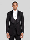 Onyx Jet Scatter Shawl-Collar Tuxedo Jacket 03