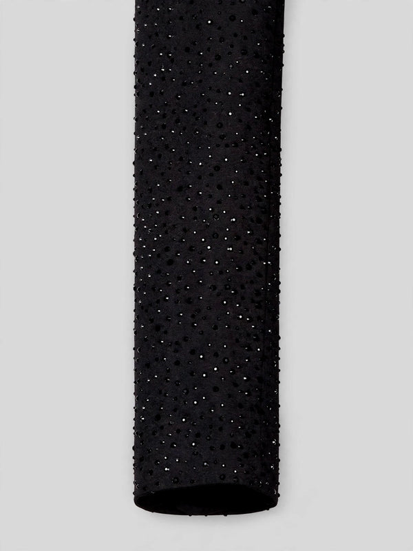 Onyx Jet Crystal-Dot Peak-Lapel Tuxedo Jacket 10