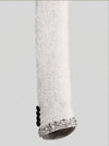 Ivory Silver Crystal Velvet Shawl-Collar Double-Breasted Tuxedo Jacket 10