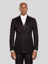 Onyx Jet Bead-Gradient Peak-Lapel Double-Breasted Tuxedo Jacket - cover