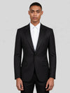 Onyx Single-Button Peak-Lapel Suit Jacket 01