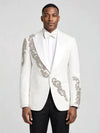 Ivory Crystal Peak-Lapel Tuxedo Jacket - cover