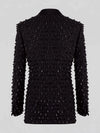 Onyx Jet Spike-Crystal Peak-Lapel Tuxedo Jacket 09
