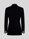 Onyx Silver Crystal Paisley-Swirl Peak-Lapel Tuxedo Jacket 09