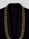 Onyx Gold Rope-Chain Shawl-Collar Tuxedo Jacket 08