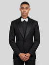 Onyx Single-Button Peak-Lapel Suit Jacket 05