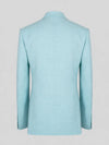 Aqua Two-Button Peak-Lapel Suit Jacket 09