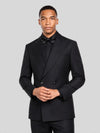 Onyx Patch-Pocket Two-Button Peak-Lapel Double-Breasted Tuxedo Jacket 06