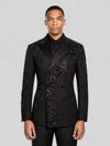 Onyx Jet Crystal Cascade Double-Breasted Tuxedo Jacket 04