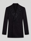 Onyx Jet Crystal-Dot Peak-Lapel Double-Breasted Tuxedo Jacket 07