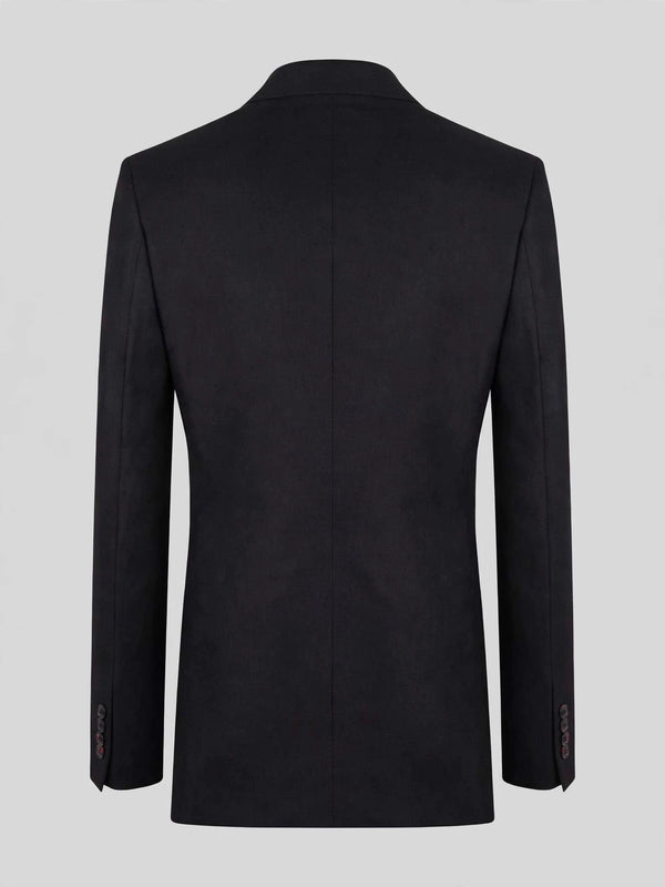 Onyx Single-Button Peak-Lapel Suit Jacket 09