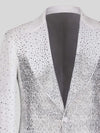 Ivory Silver Crystal Gradient Peak-Lapel Tuxedo Jacket 08