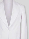 Snow White One-Button Peak-Lapel Suit Jacket 08