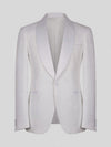 Ivory Three-Cuff Satin Shawl-Collar Tuxedo Jacket 07