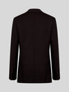Espresso Two-Button Notch-Lapel Suit Jacket 09