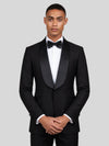 Onyx Smooth Ticket-Pocket Wide Shawl-Collar Tuxedo Jacket 02