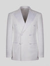 Ivory Satin Peak-Lapel Double-Breasted Tuxedo Jacket 07