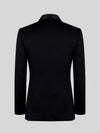 Onyx Jet Bead-Cascade Peak-Lapel Double-Breasted Tuxedo Jacket 09