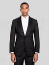 Onyx Jet Beaded Floral-Scroll Shawl-Collar Tuxedo Jacket 01