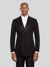 Onyx Jet Crystal-Dot Peak-Lapel Double-Breasted Tuxedo Jacket - cover