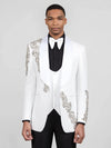 Ivory Crystal Shawl-Collar Tuxedo Jacket 05