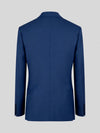 Steel Blue Two-Button Notch-Lapel Suit Jacket 09