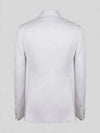 Ivory Silver Rope-Trim Crystal-Grid Shawl-Collar Double-Breasted Tuxedo Jacket 09