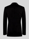 Onyx Geometric Mirror-Scatter Peak-Lapel Double-Breasted Tuxedo Jacket 09