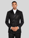Onyx Jet Crystal Cascade Double-Breasted Tuxedo Jacket 01