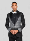 Onyx Silver Crystal Gradient Peak-Lapel Tuxedo Jacket 05