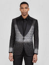 Onyx Silver Crystal Gradient Peak-Lapel Tuxedo Jacket 04