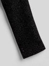 Onyx Gold Laurel-Leaf Crystal Shawl-Collar Double-Breasted Tuxedo Jacket 10