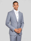 Slate Blue-Grey Two-Button Notch-Lapel Suit Jacket 03