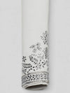 Ivory Silver Crystal Floral Shawl-Collar Tuxedo Jacket 10