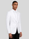 Snow White One-Button Peak-Lapel Suit Jacket 03