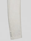 Cream Fine-Grain Satin Shawl-Collar Tuxedo Jacket 10