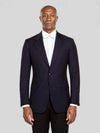 Midnight Navy Two-Button Notch-Lapel Suit Jacket - cover